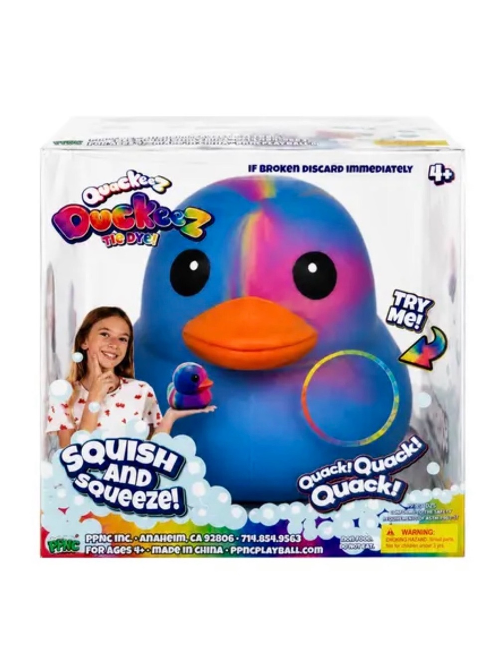 New Giant Tie-dye Duck Squishy